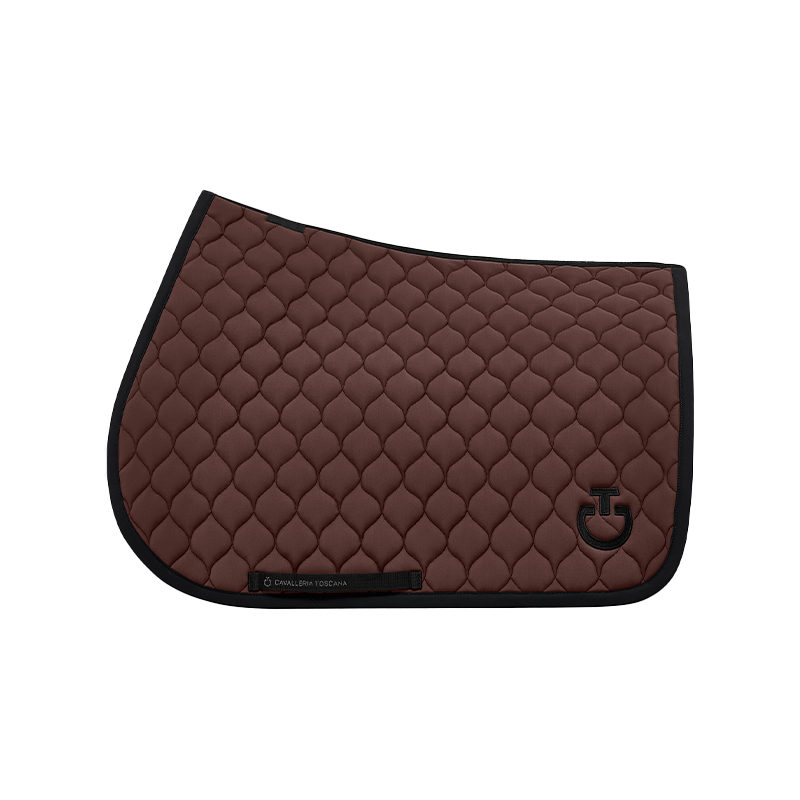 Cavalleria Toscana - Tapis de selle Circular Quilted Jersey marron | - Ohlala