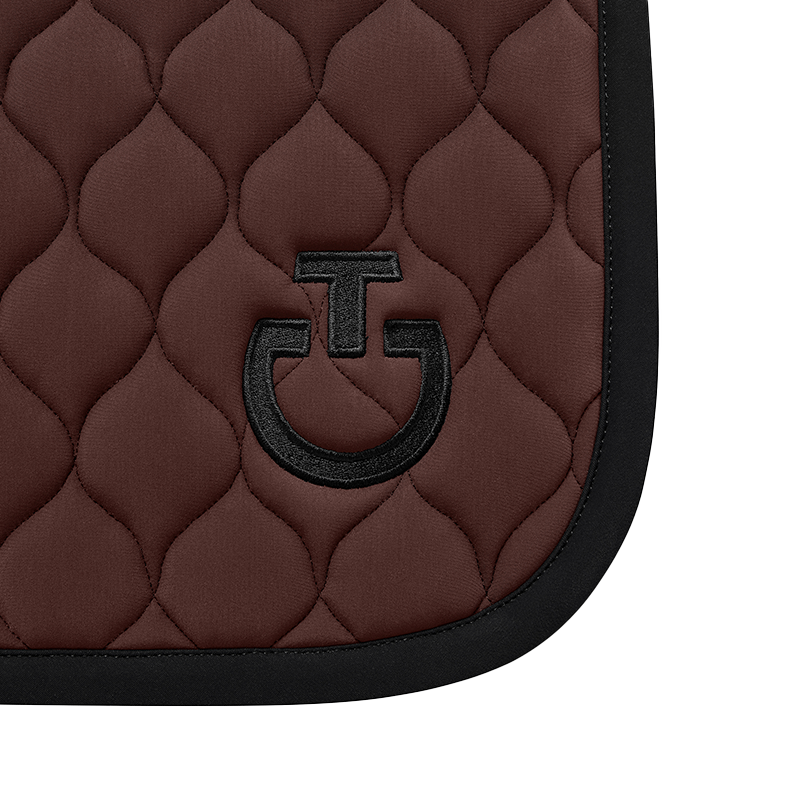 Cavalleria Toscana - Tapis de selle Circular Quilted Jersey marron | - Ohlala