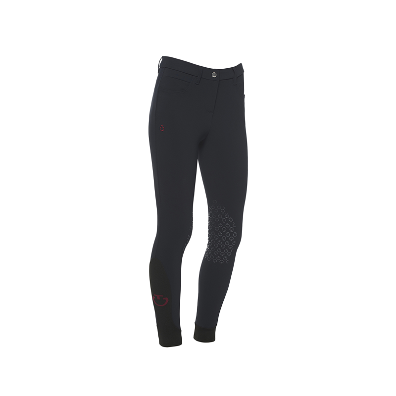 Cavalleria Toscana - Pantalon d'équitation fille Color Grip noir | - Ohlala