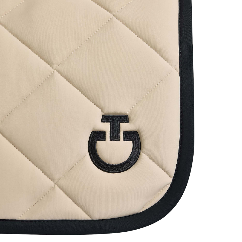 Cavalleria Toscana - Tapis de selle Diamond Quilted Jersey champagne