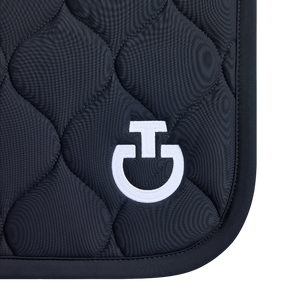 Cavalleria Toscana - Tapis de selle New Circular Quilted Jersey marine | - Ohlala