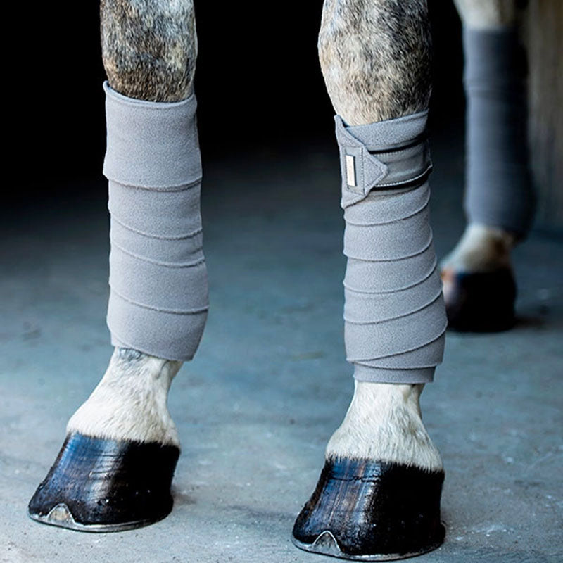 Equestrian Stockholm - Bandes de polo Crystal grey (x4) | - Ohlala