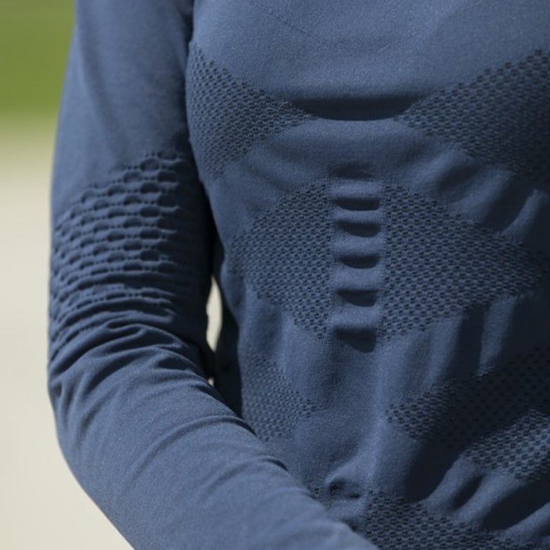 Equithème - Polo manches longues Seamless | - Ohlala