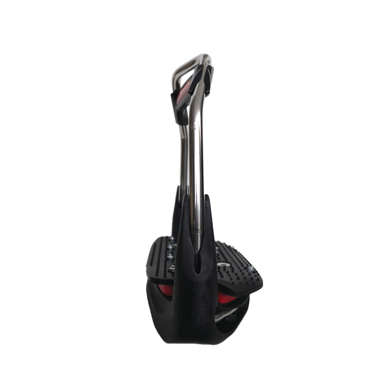 Freejump - Étriers Air's rouge plancher plat / oeil orienté / noir / noir | - Ohlala