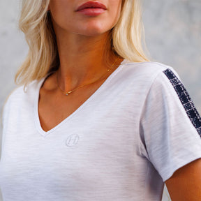 Harcour - T-shirt manches courtes femme Toscane blanc | - Ohlala
