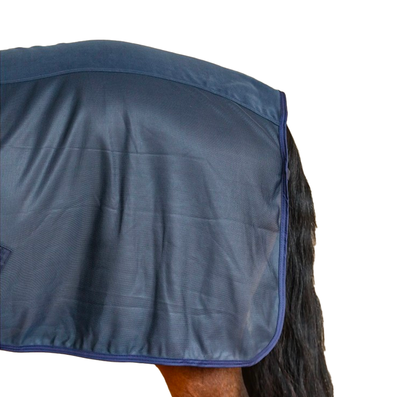 Harcour - Couverture pour chevaux mesh et polaire Kaya marine | - Ohlala