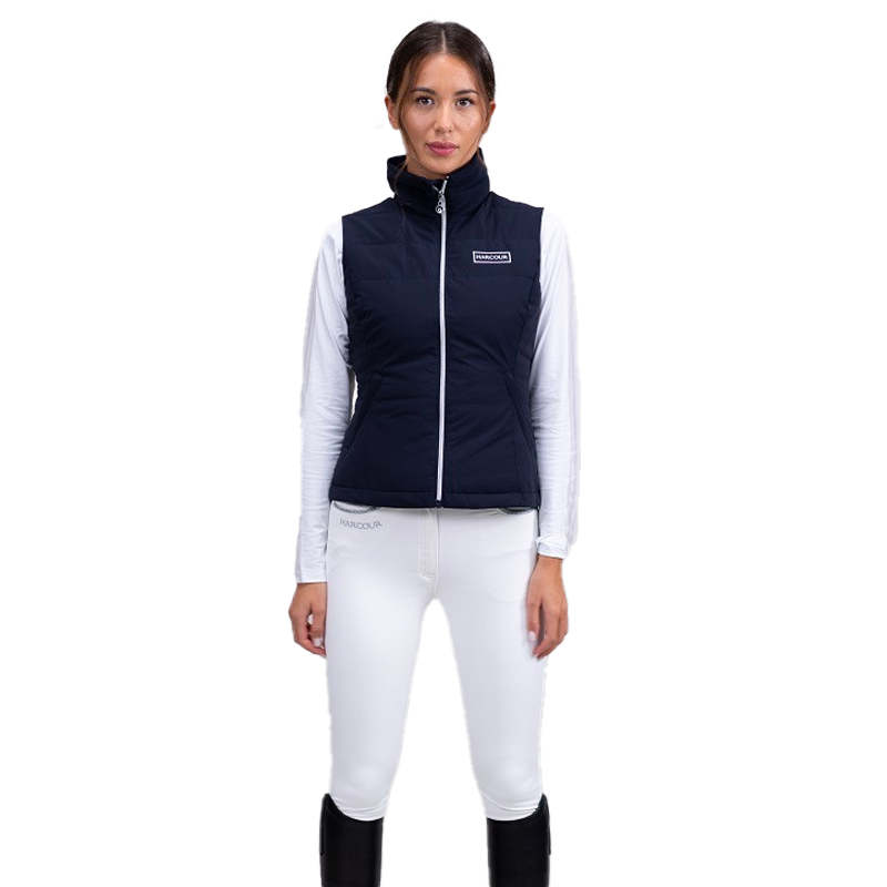 Harcour - Gilet sans manches femme Baccarat Rider France marine | - Ohlala