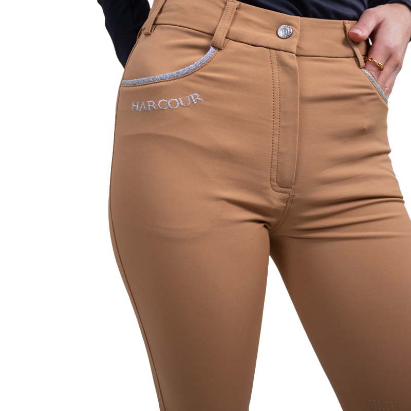 Harcour - Pantalon d'équitation femme Jaltika iced coffee | - Ohlala