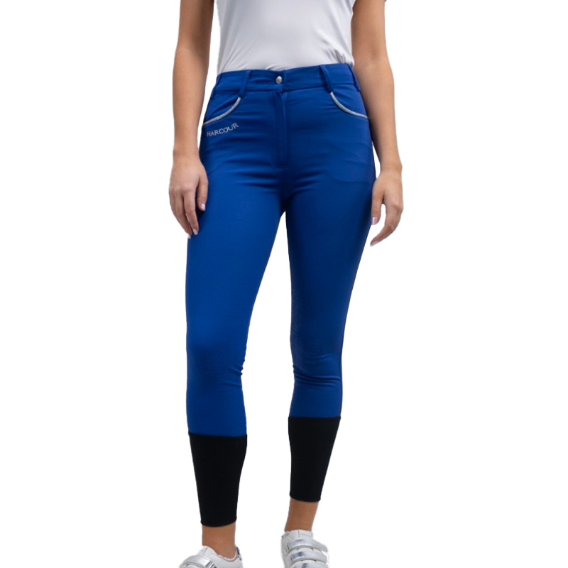 Harcour - Pantalon d'équitation femme Jaltika bleu électrique | - Ohlala