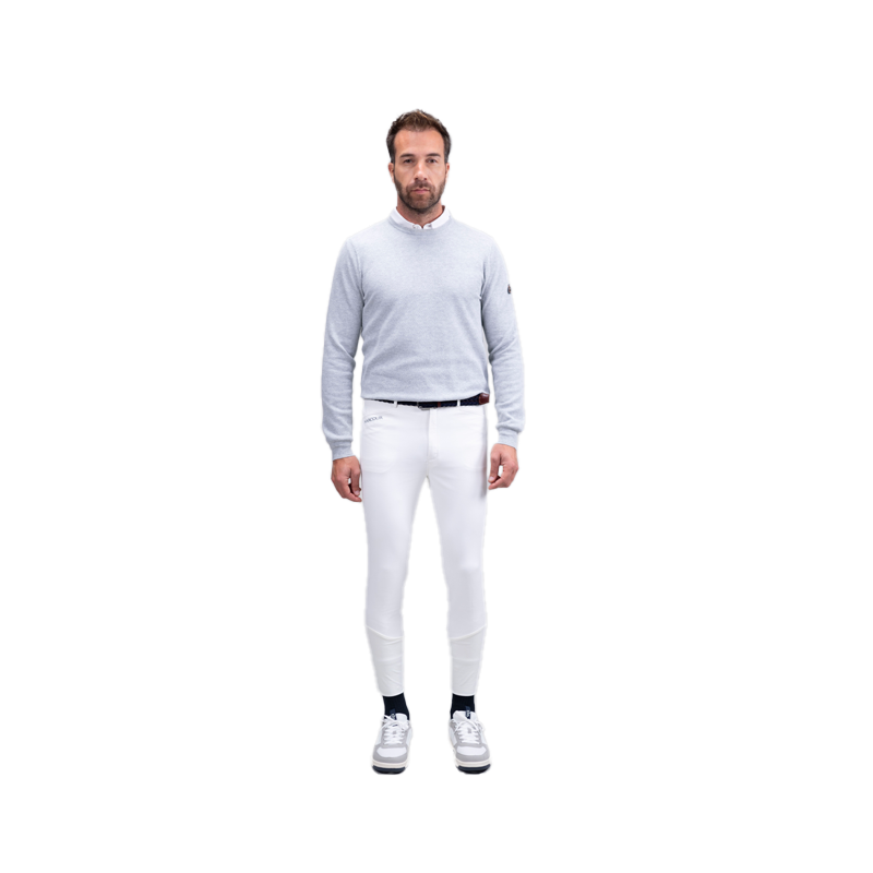 Harcour - Pantalon d'équitation homme fix system grip Costaso blanc | - Ohlala