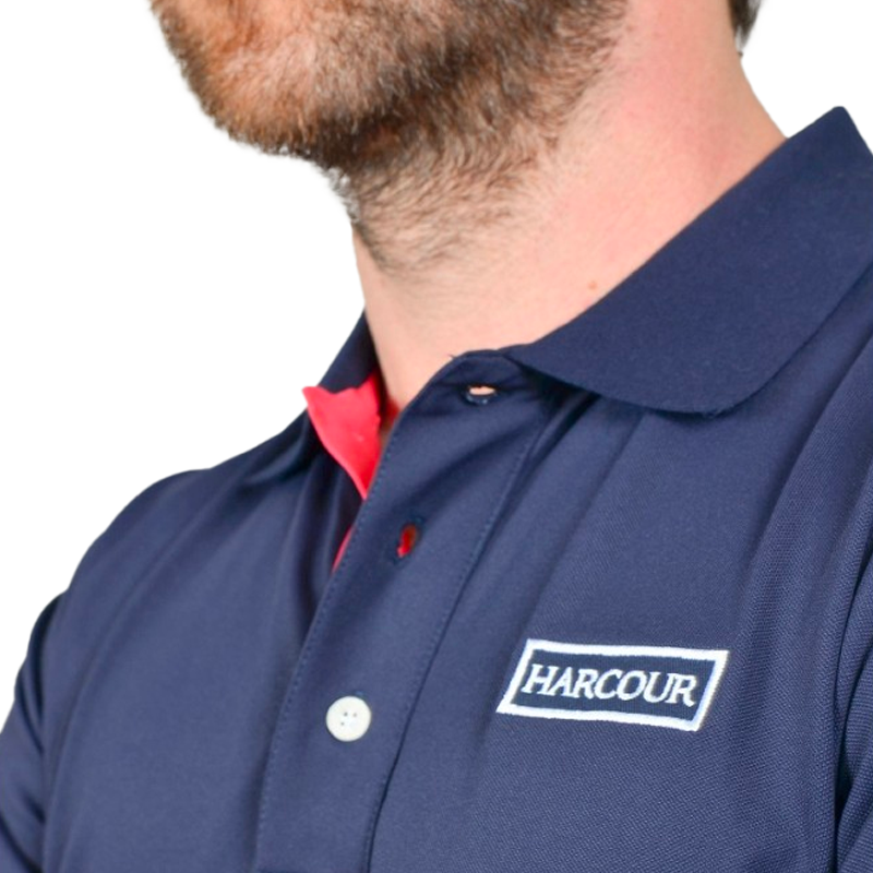 Harcour - Polo manches courtes homme Pitoh marine | - Ohlala