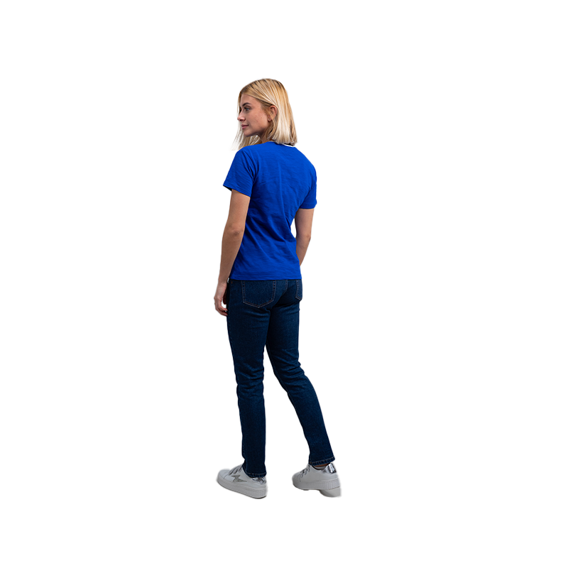 Harcour - T-shirt manches courtes femme Telav bleu électrique | - Ohlala