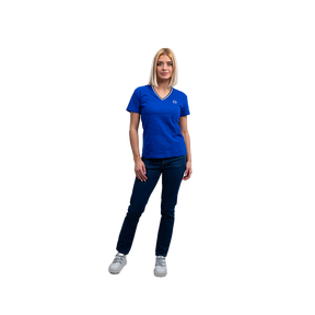Harcour - T-shirt manches courtes femme Telav bleu électrique | - Ohlala