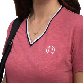 Harcour - T-shirt manches courtes femme Telav vieux rose | - Ohlala