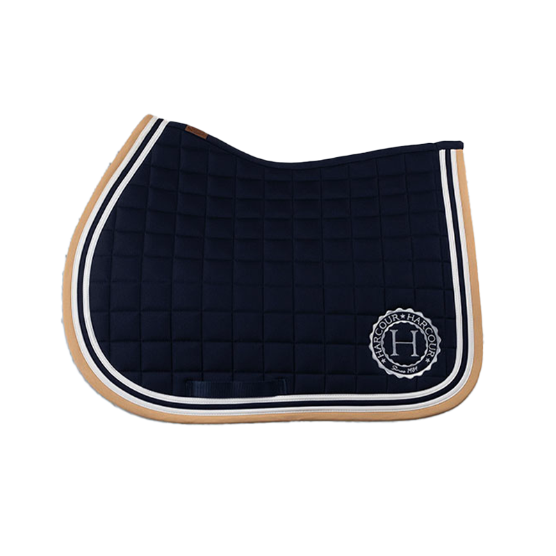 Harcour - Tapis de selle Soft marine et sable | - Ohlala