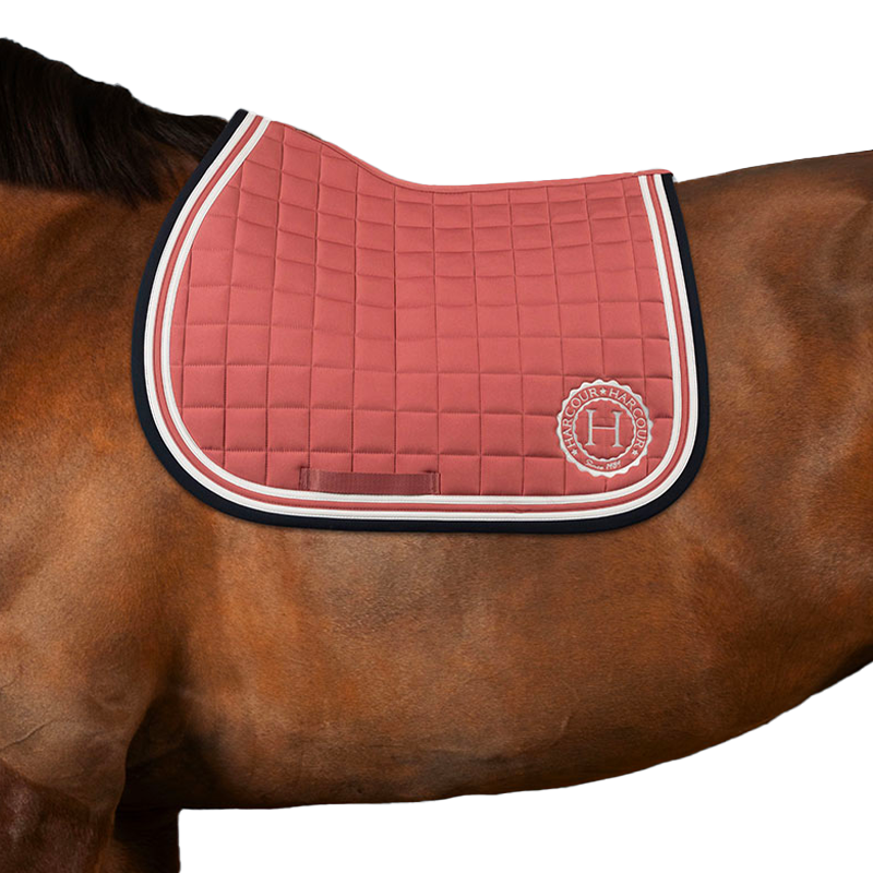 Harcour - Tapis de selle Soft vieux rose | - Ohlala