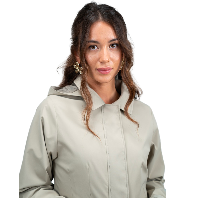 Harcour - Manteau Trench long femme Tweeta beige | - Ohlala