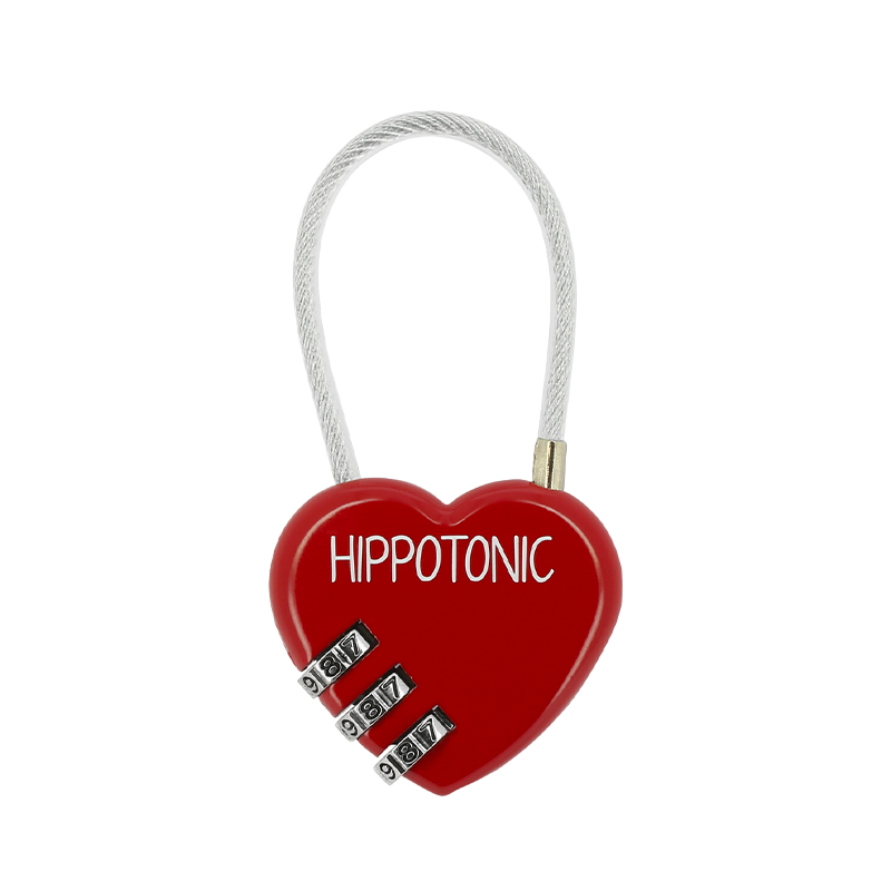 Hippotonic - Cadenas pour coffre de pansage Coeur rouge | - Ohlala