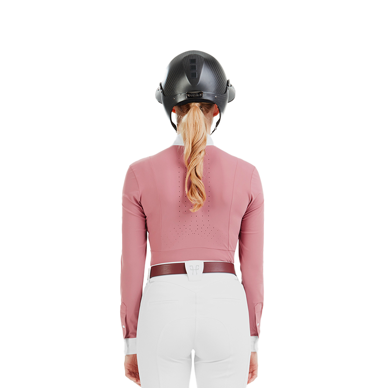 Horse Pilot - Chemise manches longues femme Monica mesa pink | - Ohlala