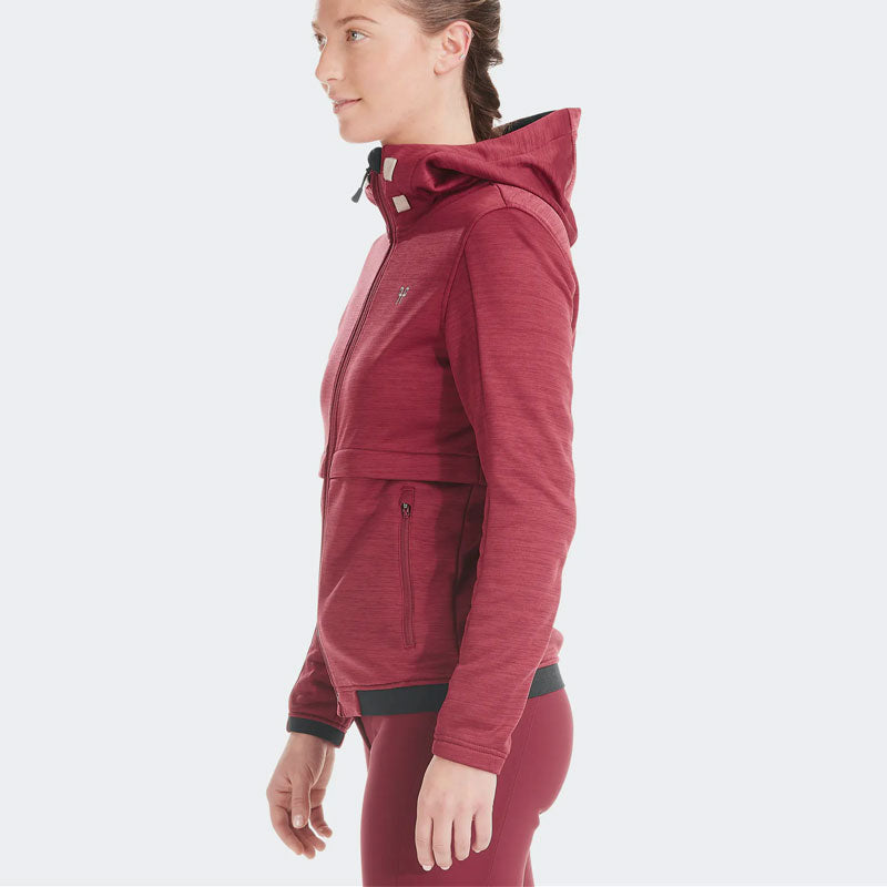 Horse Pilot - Veste polaire manches longues femme Tempest rouge | - Ohlala