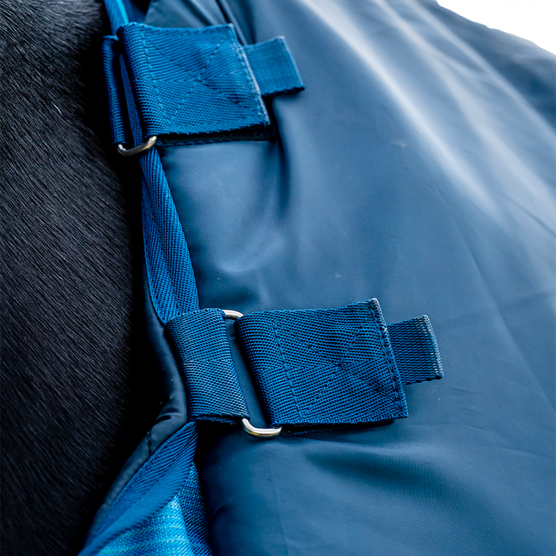 Horseware - Couverture d'extérieur Amigo Hero 900 Revive Plus bleu océan/ marine 200g | - Ohlala