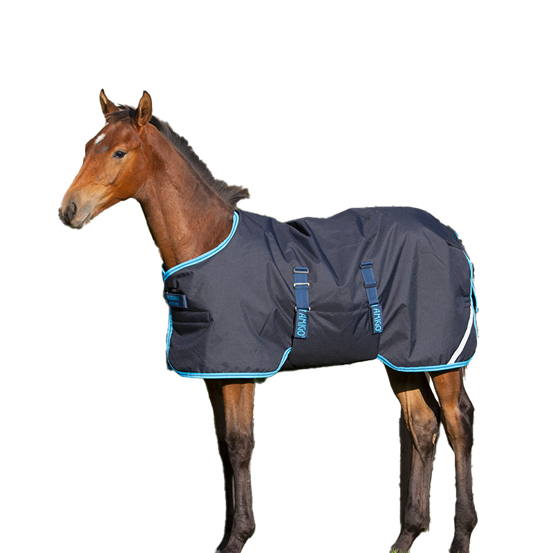 Horseware - Couverture d'extérieur Amigo Foal bleu électrique/ marine 50g | - Ohlala