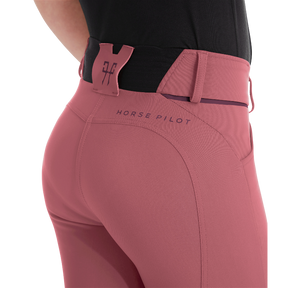 Horse Pilot - Pantalon d'équitation fille X-Design dark pink | - Ohlala
