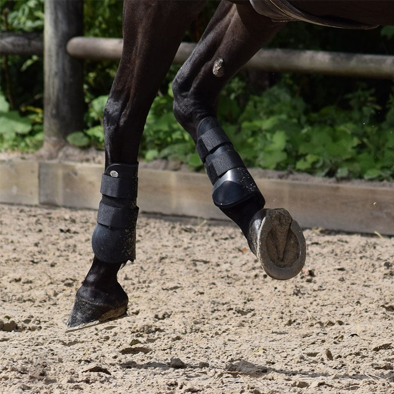Jump'In - Guêtres cheval Para souples Noir | - Ohlala