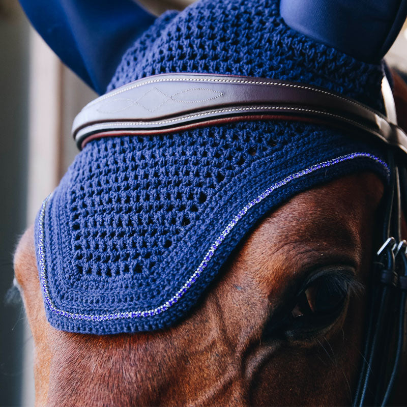 Kentucky Horsewear - Bonnet Wellington Sparkling Anti-bruits marine | - Ohlala