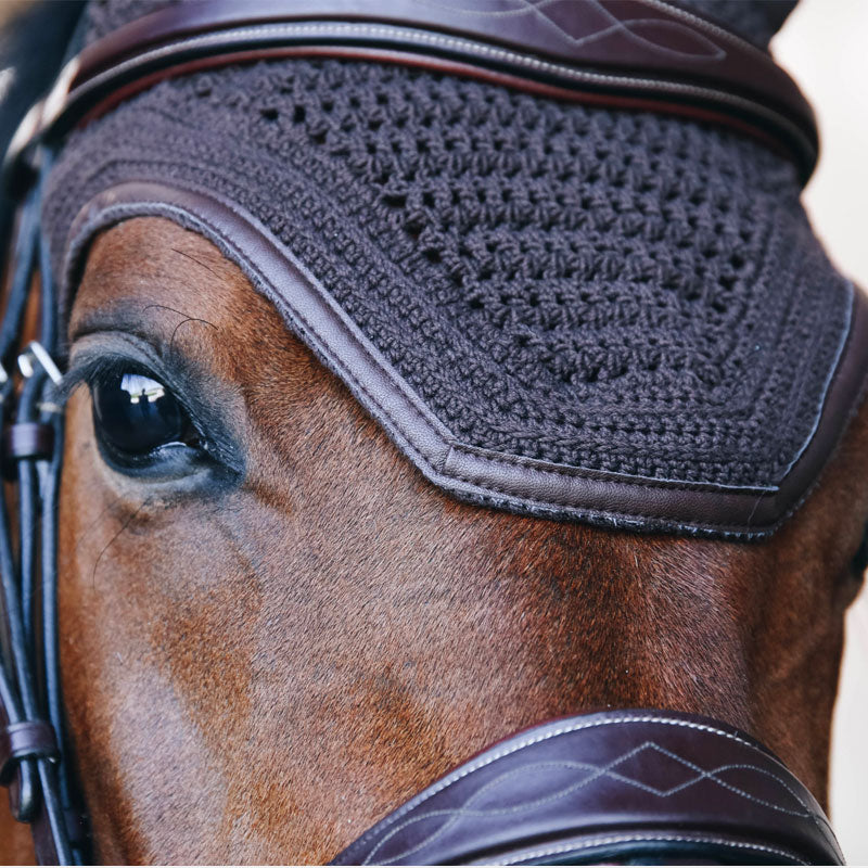 Kentucky Horsewear - Bonnet Wellington cuir marron | - Ohlala