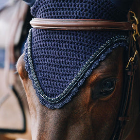 Kentucky Horsewear - Bonnet long Stone & Pearl marine | - Ohlala