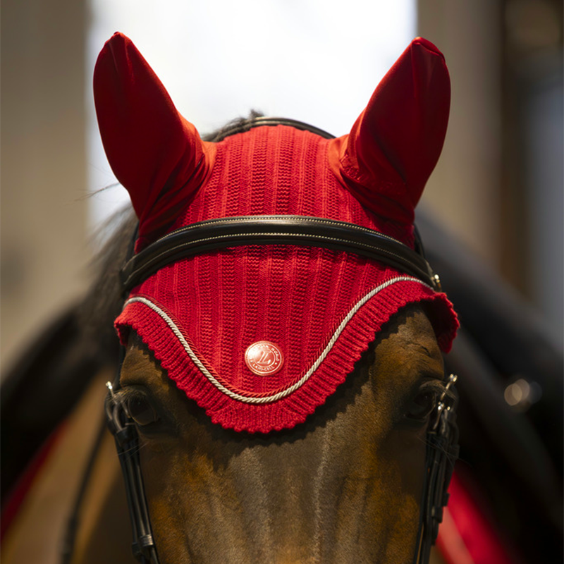 Lami-cell - Bonnet pour chevaux Luxin rouge | - Ohlala