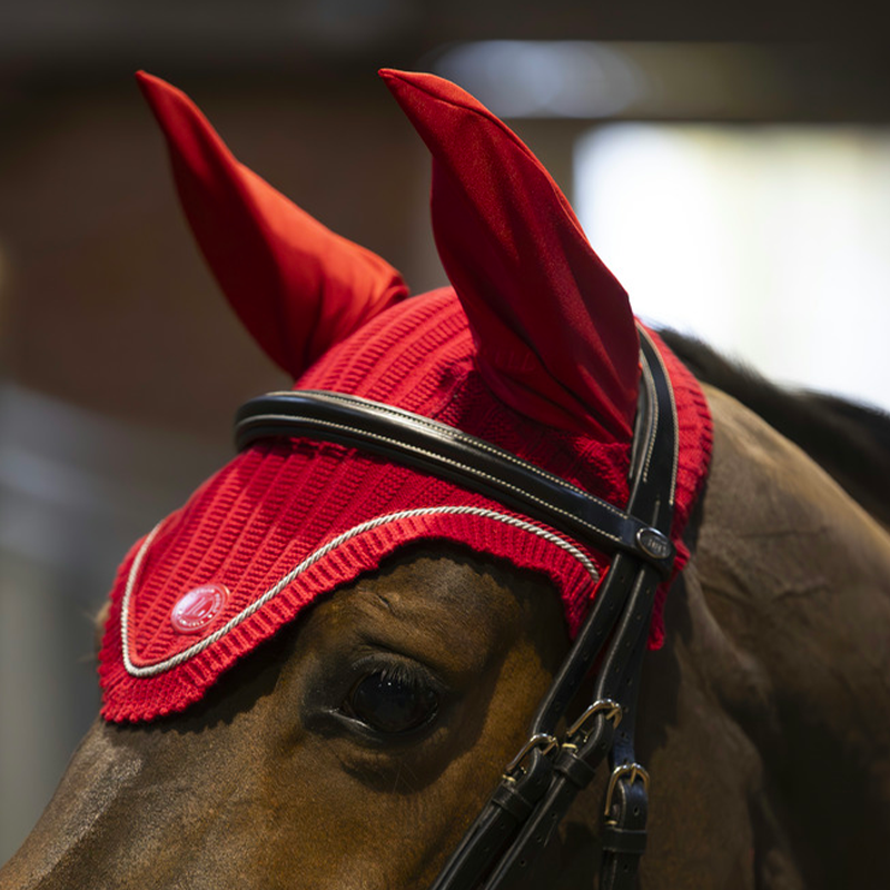 Lami-cell - Bonnet pour chevaux Luxin rouge | - Ohlala