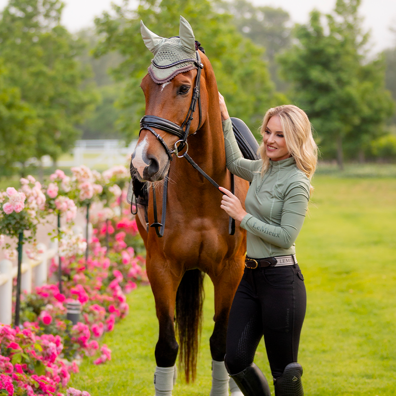 Lemieux - Bonnet pour chevaux anti-mouches Classic fern | - Ohlala