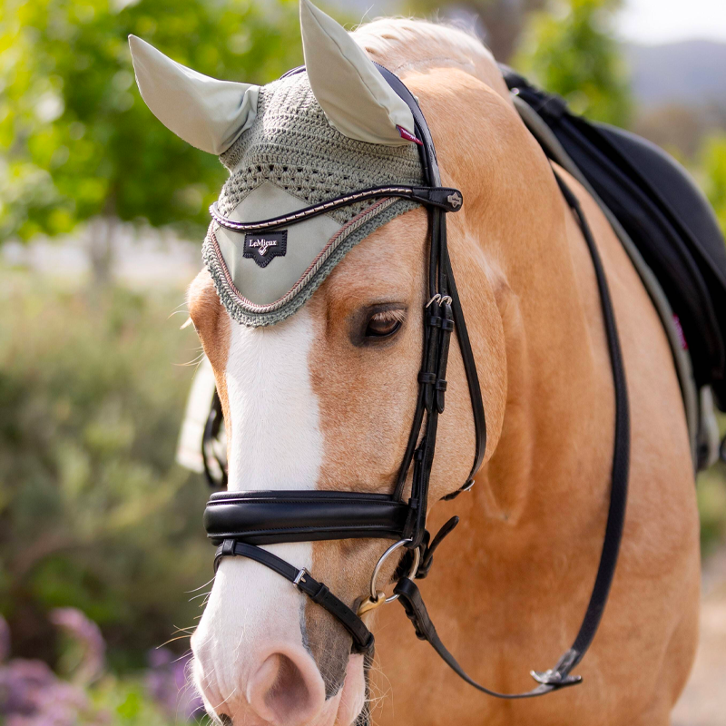 Lemieux - Bonnet pour chevaux anti-mouches Loire fern | - Ohlala