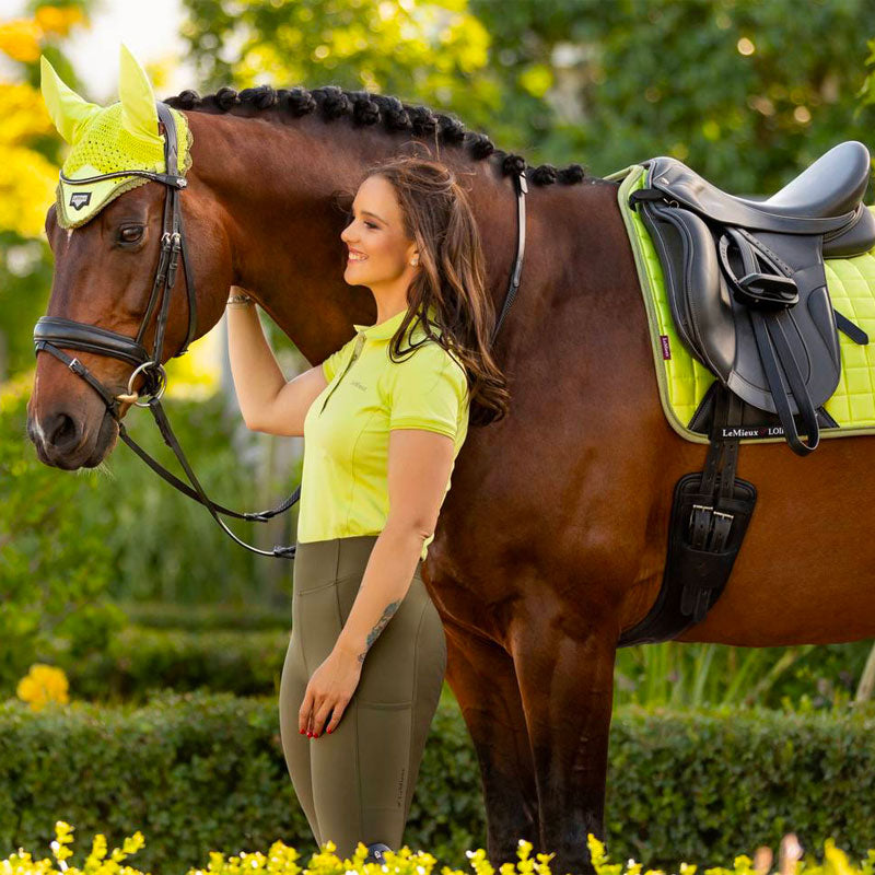 Lemieux - Tapis de dressage Loire Classic Square kiwi | - Ohlala