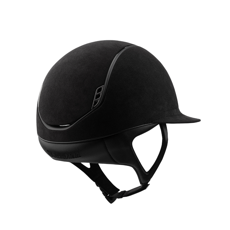 Samshield - Casque d'équitation Miss Shield 2.0 Premium Alcantara noir | - Ohlala