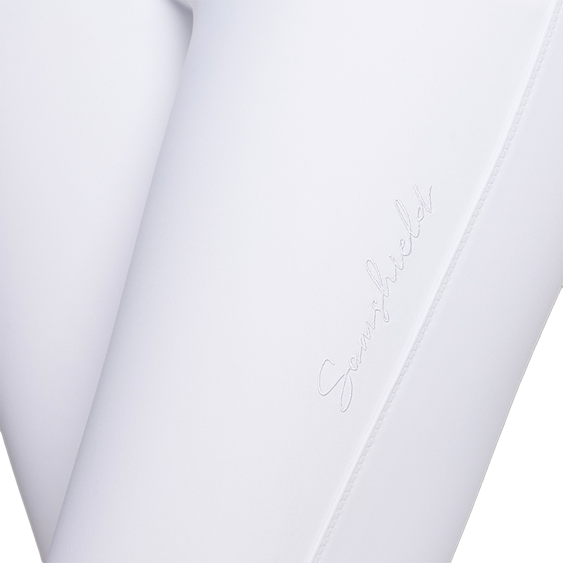 Samshield - Pantalon d'équitation femme Chloé Crystal blanc | - Ohlala