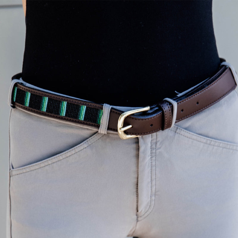 Kentucky Horsewear - Ceinture perles faites mains noir | - Ohlala