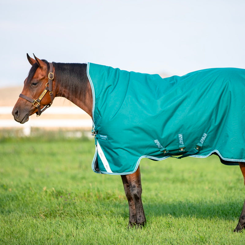 Horseware - Couverture d'extérieur Amigo Bravo 12 Wug encolure montante vert 250g | - Ohlala