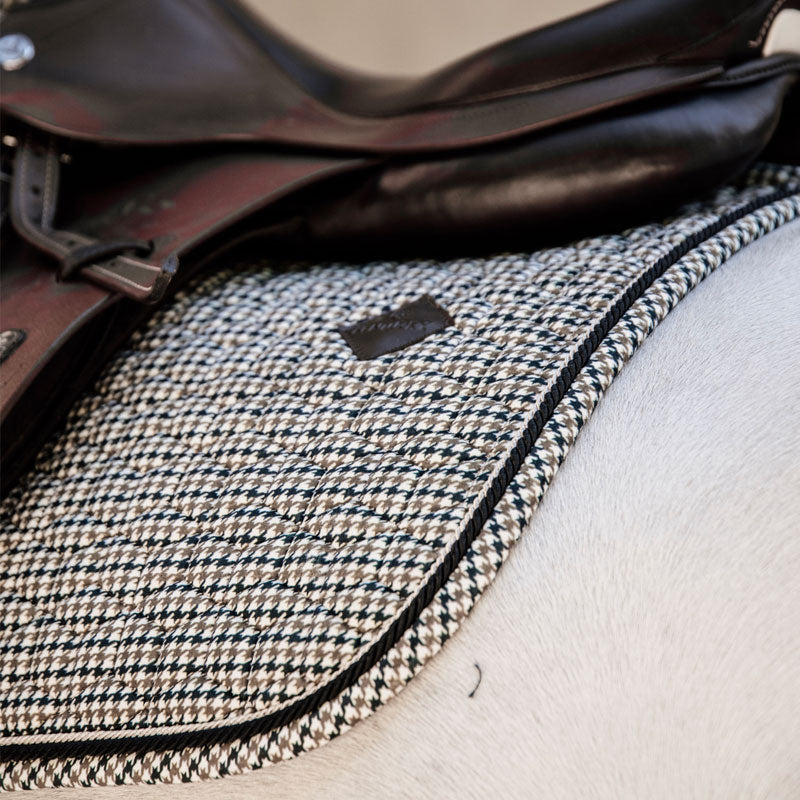 Kentucky Horsewear - Tapis de selle Pied de Poule brun | - Ohlala