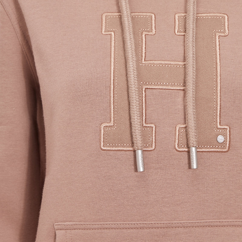 Hagg - Sweat à capuche femme rose pâle | - Ohlala