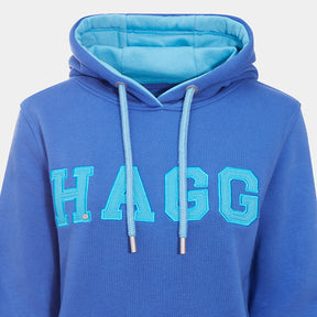 Hagg - Sweat à capuche femme bleu/ bleu ciel | - Ohlala
