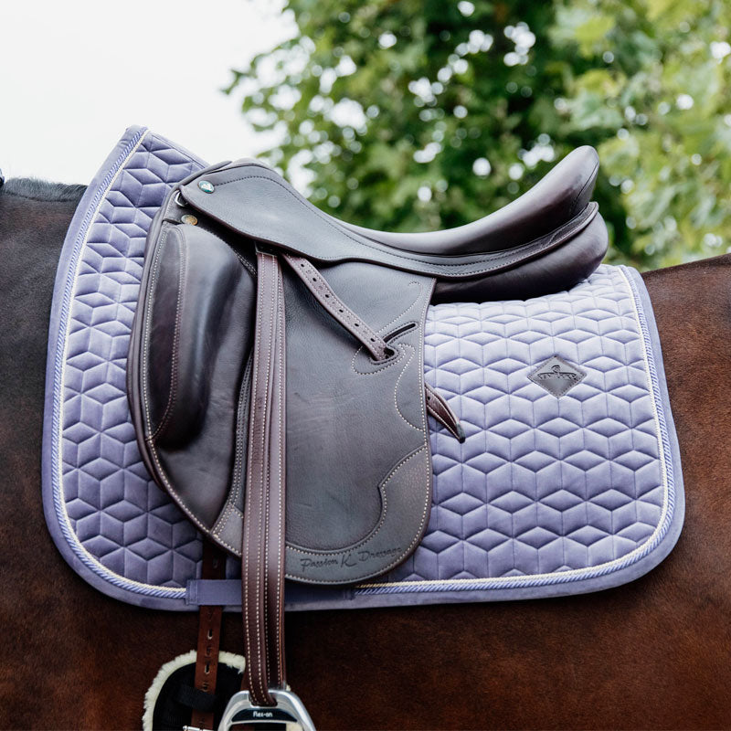 Kentucky Horsewear - Tapis de dressage Velvet Violet | - Ohlala