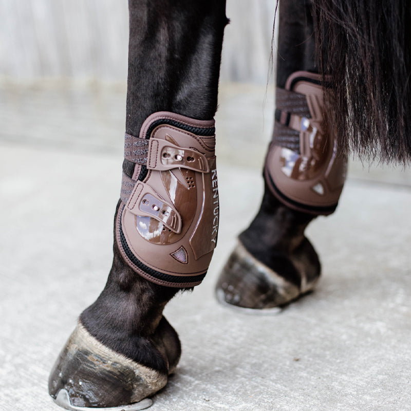 Kentucky Horsewear - Protège-boulets Moonboots Air X marron | - Ohlala