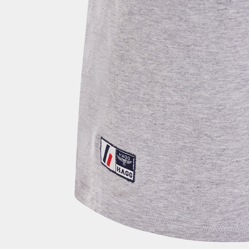 Hagg - T-shirt manches courtes homme gris | - Ohlala