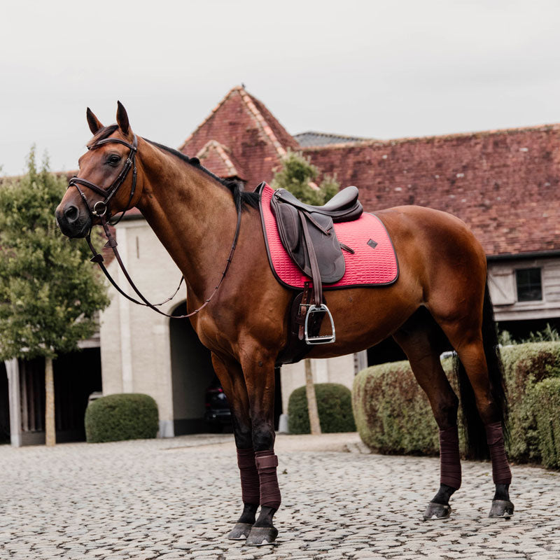 Kentucky Horsewear - Tapis de dressage Color Edition Cuir corail | - Ohlala