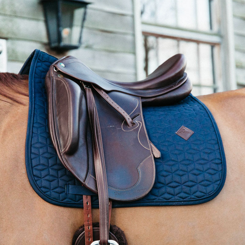 Kentucky Horsewear - Tapis de dressage basic marine | - Ohlala