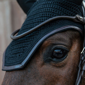 Kentucky Horsewear - Bonnet Wellington cuir combi Anti-bruits noir | - Ohlala