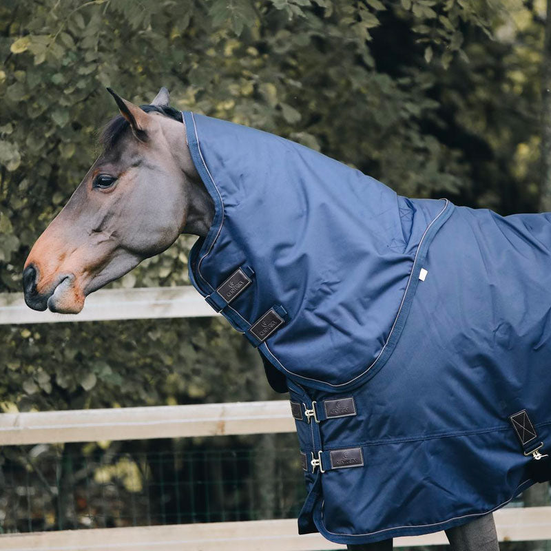 Kentucky Horsewear - Couvre-cou all weather imperméable pro 150g marine | - Ohlala
